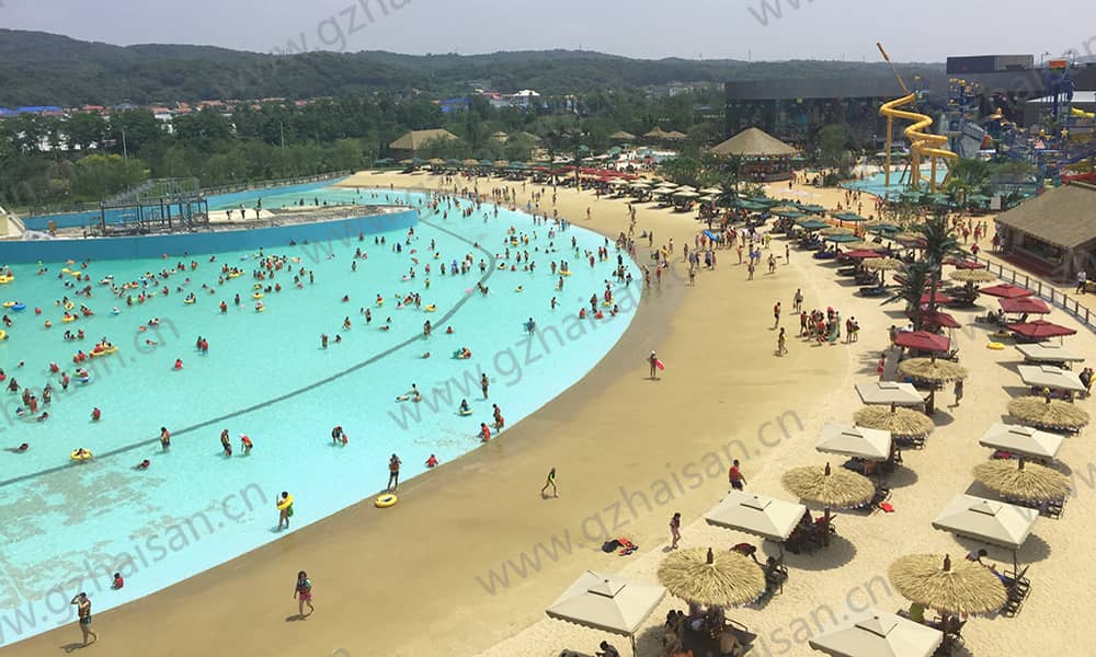 辽宁丹东金汤水世界海浪池局部 辽宁丹东金汤水世界海浪池局部