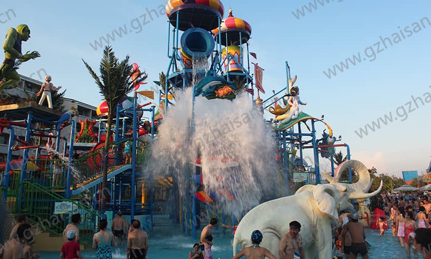 浙江横店梦幻谷水世界大型树屋(一千零一夜 浙江横店梦幻谷水世界大型树屋(一千零一夜